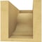 Ekena Millwork 5"W x 10"D x 5"H Wide Van Buren Rough Cedar Woodgrain TimberThane Corbel, Primed Tan CORUR05X10X05VANRCPR - alternate 6
